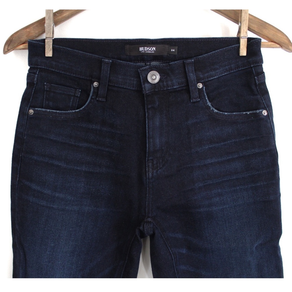 Hudson NWT Dark Lana Boyfriend Ankle Jeans 24 00 - Picture 5 of 11